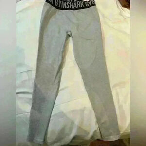 Gymshark Leggings Women's Small Heather Gray Flex Gym Yoga Running Athleisure